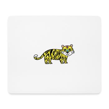 Wildtiere - Mousepad (Querformat) - Weiß - Vorne