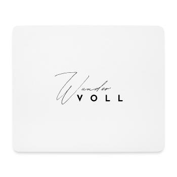 Wundervoll voller Wunder melawerttext - Mousepad (Querformat) - Weiß - Vorne