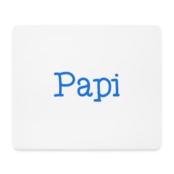 PAPI. FÊTE DES PÈRES. BONNE FÊTE PAPY. JE T'AIME. - Tapis de souris (format paysage) - blanc - Devant