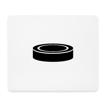 Hockey Puck - Mouse Pad (horizontal) - white - Front