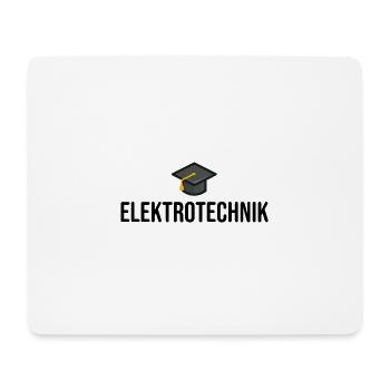 Elektrotechnik Studium Ausbildung - Mousepad (Querformat) - Weiß - Vorne