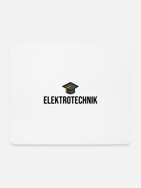 Elektrotechnik Studium Ausbildung - Mousepad (Querformat) - Weiß