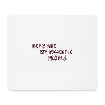 Hund - Mousepad (Querformat) - Weiß - Vorne