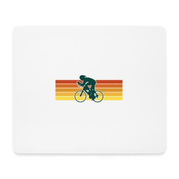 Fahrrad - Mousepad (Querformat) - Weiß - Vorne