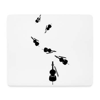 Violin icon icon - Mouse Pad (horizontal) - white - Front