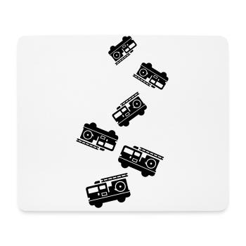Fire engine - Mouse Pad (horizontal) - white - Front