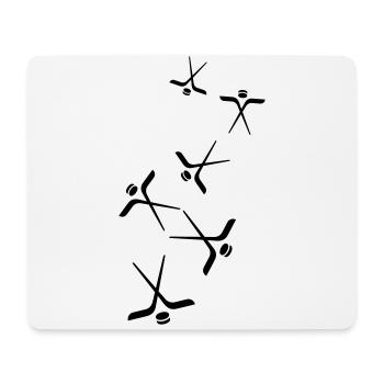icehockey symbol - Mousepad (Querformat) - Weiß - Vorne