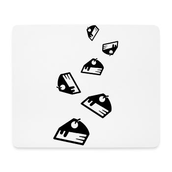 Cake cheesecake icon - Mouse Pad (horizontal) - white - Front