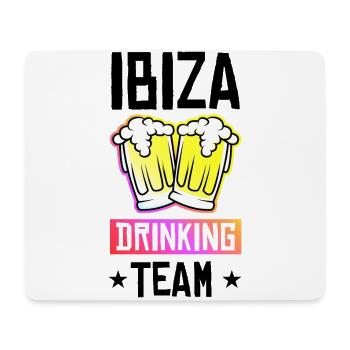 Ibiza Drinking Team - Mouse Pad (horizontal) - white - Front