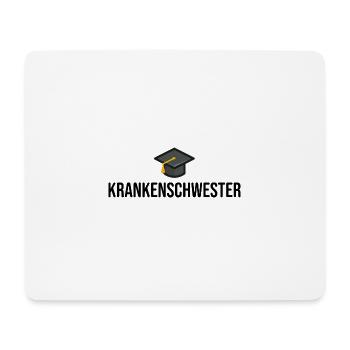 Krankenschwester Ausbildung Geschenkidee - Mousepad (Querformat) - Weiß - Vorne