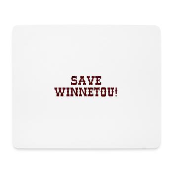 enregistrer winnetou,police,typo,noir,occidental,marron - Tapis de souris (format paysage) - blanc - Devant