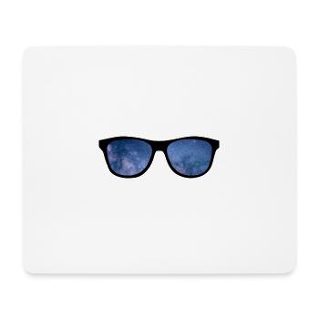 Sonnenbrille Urlaub Sommerzeit - Mousepad (Querformat) - Weiß - Vorne