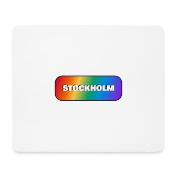 FIERTÉ ARC-EN-CIEL DE STOCKHOLM - Tapis de souris (format paysage) - blanc - Devant