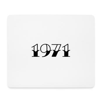 Year of birth 1971 Gift idea - Mouse Pad (horizontal) - white - Front