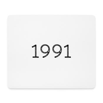 Année de naissance 1991 Anniversaire - Tapis de souris (format paysage) - blanc - Devant