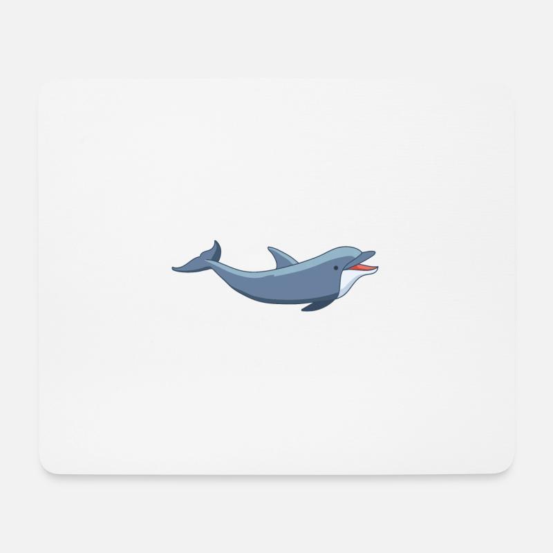 Meerestiere - Mousepad (Querformat) - Weiß