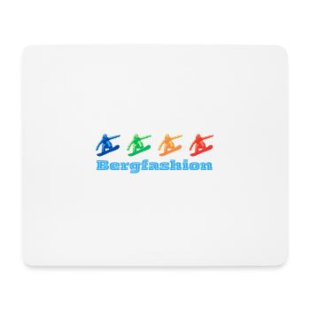 Bergfashion Colours 2 - Mousepad (Querformat) - Weiß - Vorne