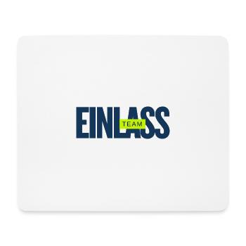 EINLASS Team - Personal - ORGA - Mitarbeiter Crew - Mousepad (Querformat) - Weiß - Vorne