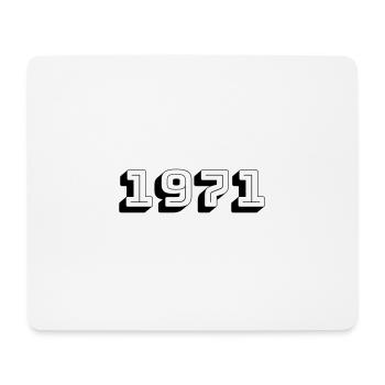 Year of birth 1971 Gift - Mouse Pad (horizontal) - white - Front