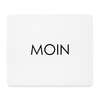 Moin Century black - Mousepad (Querformat) - Weiß - Vorne