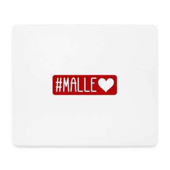 Malle Herz Mallorca - Mouse Pad (horizontal) - white - Front
