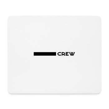 Crew Mannschaft Team - Mouse Pad (horizontal) - white - Front