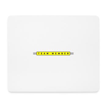 Team Mitglied Symbol - Mousepad (Querformat) - Weiß - Vorne