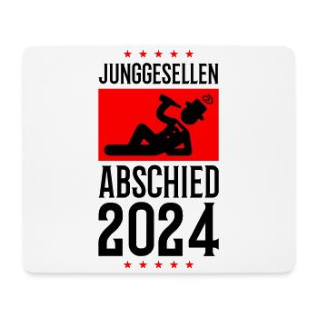 Bachelor party 2024 - Mouse Pad (horizontal) - white - Front
