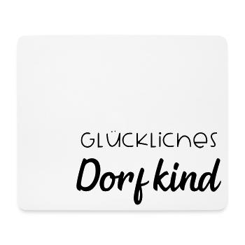 Dorfkind - Mousepad (Querformat) - Weiß - Vorne