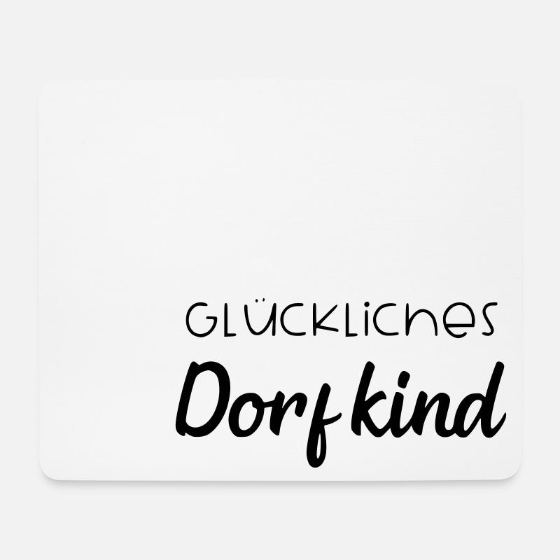 Dorfkind - Mousepad (Querformat) - Weiß