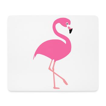 Flamingo - Mousepad (Querformat) - Weiß - Vorne