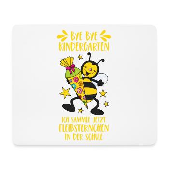 School enrollment bee sugar cone school kindergarten - Mouse Pad (horizontal) - white - Front