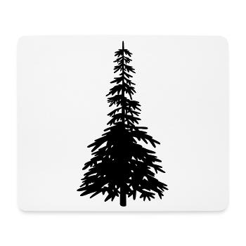 Christmas tree - Mouse Pad (horizontal) - white - Front