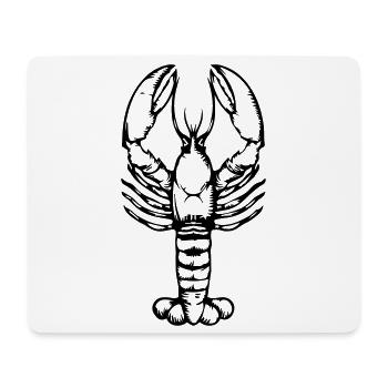 lobster - Mouse Pad (horizontal) - white - Front