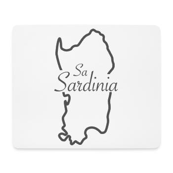 Sardaigne - Tapis de souris (format paysage) - blanc - Devant