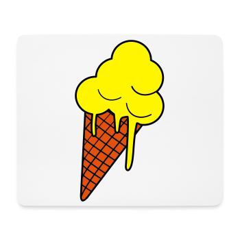 Schmelzendes Eis  Pop Art - Mouse Pad (horizontal) - white - Front