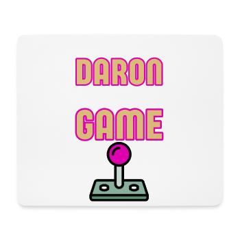 Je suis un Daron Dans dans le Game - Humour Papa - Tapis de souris (format paysage) - blanc - Devant