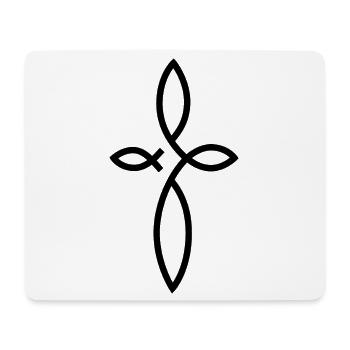 trinime - Mousepad (Querformat) - Weiß - Vorne