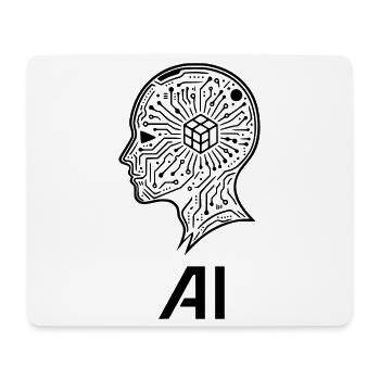 artificial intelligence - Mouse Pad (horizontal) - white - Front