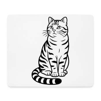 Bengal cat - Mouse Pad (horizontal) - white - Front