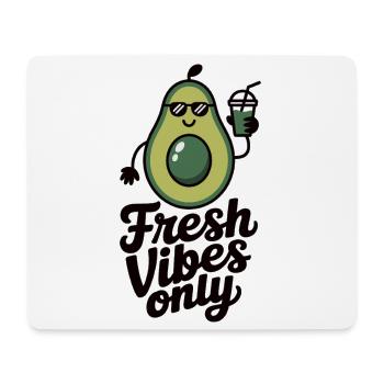 Fresh Vibes Only - Avocado Shirt - Mouse Pad (horizontal) - white - Front