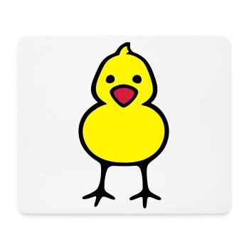 Küken - Mousepad (Querformat) - Weiß - Vorne