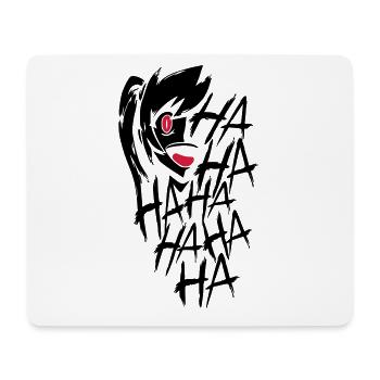 Creepy Laugh - Mousepad (Querformat) - Weiß - Vorne