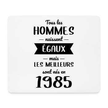 40-jähriges Jubiläum - Best Born in 1985 - Mousepad (Querformat) - Weiß - Vorne