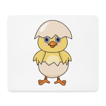 Cute Funny Cool Chick Chick Chicken - Mouse Pad (horizontal) - white - Front