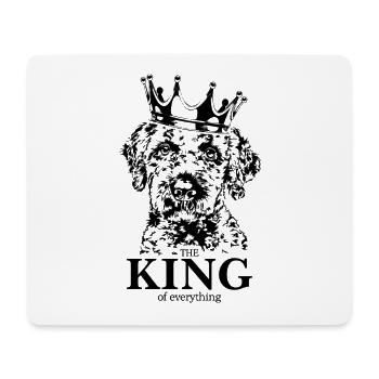 Lagotto Romagnolo Roi de tout Dire Chiens - Tapis de souris (format paysage) - blanc - Devant