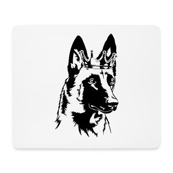 Belgian Malinois Crown Dogs Dog Wilsigns - Mouse Pad (horizontal) - white - Front