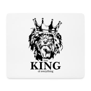 Bichon Havanais Roi de tout Chiens Wilsigns - Tapis de souris (format paysage) - blanc - Devant