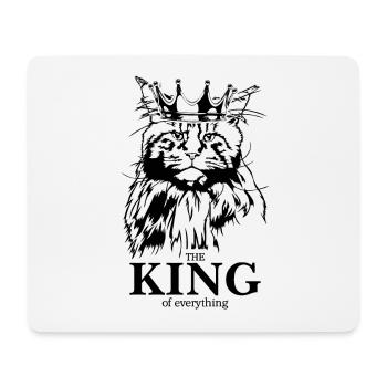 Maine Coon Roi de tout Chat Dire Chat - Tapis de souris (format paysage) - blanc - Devant
