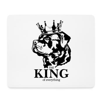Rottweiler King of everything Hunde Hund Wilsigns - Mousepad (Querformat) - Weiß - Vorne